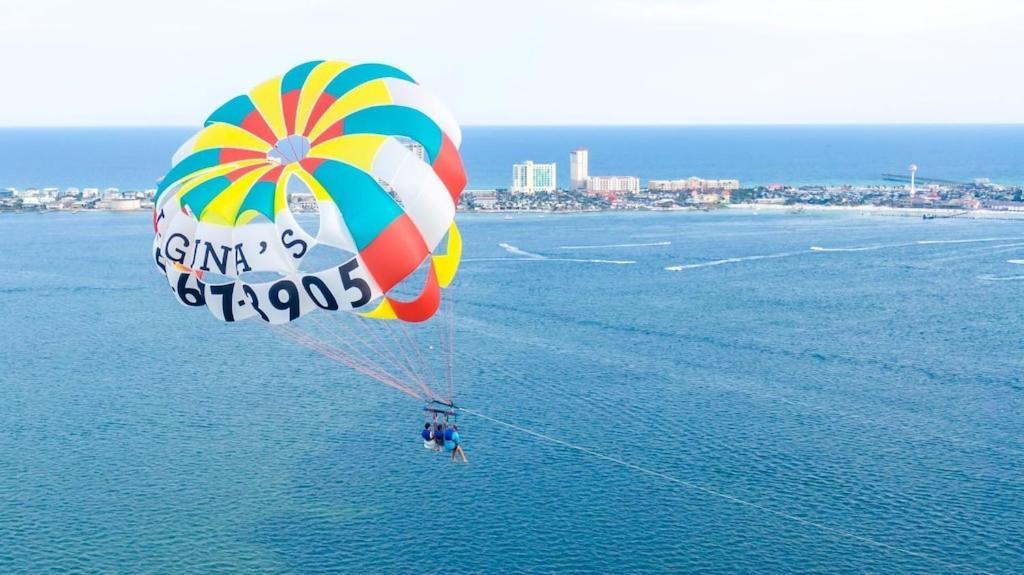 Ocean Front Penthouse Suite Panoramic Views Of Gulf,Pensacola Beach,Pier, & Bay Exterior foto